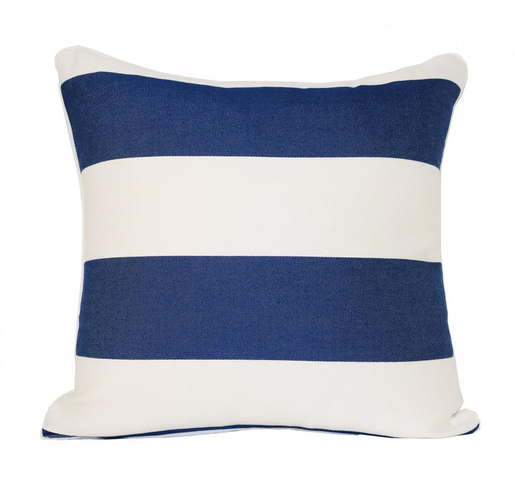 Bar Stripe Sapphire Cushion Cover