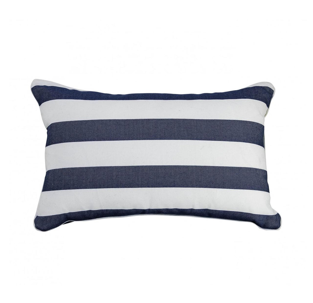 Beach Stripe Denim Cushion Cover