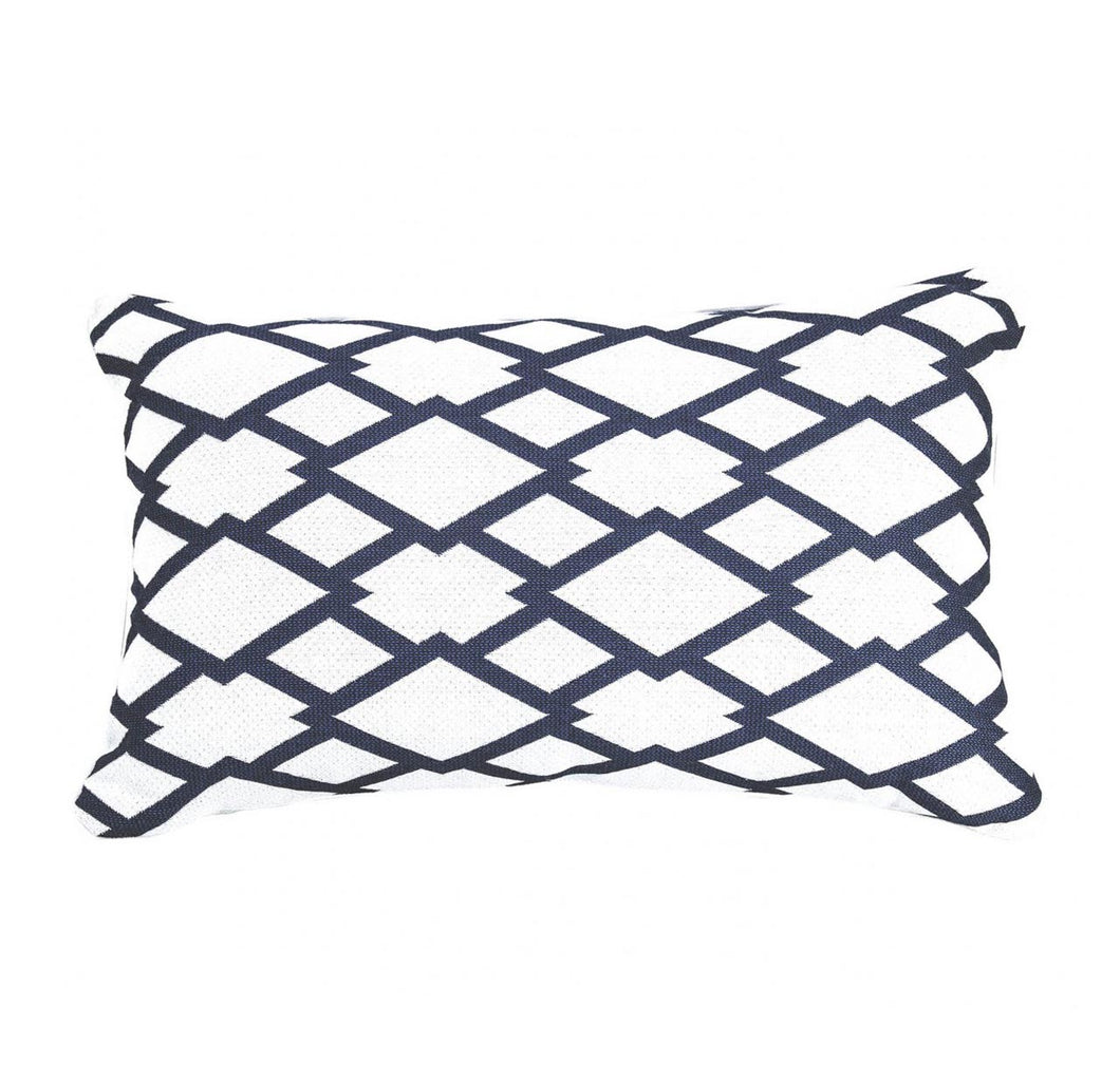 Fishnet Denim Cushion Cover