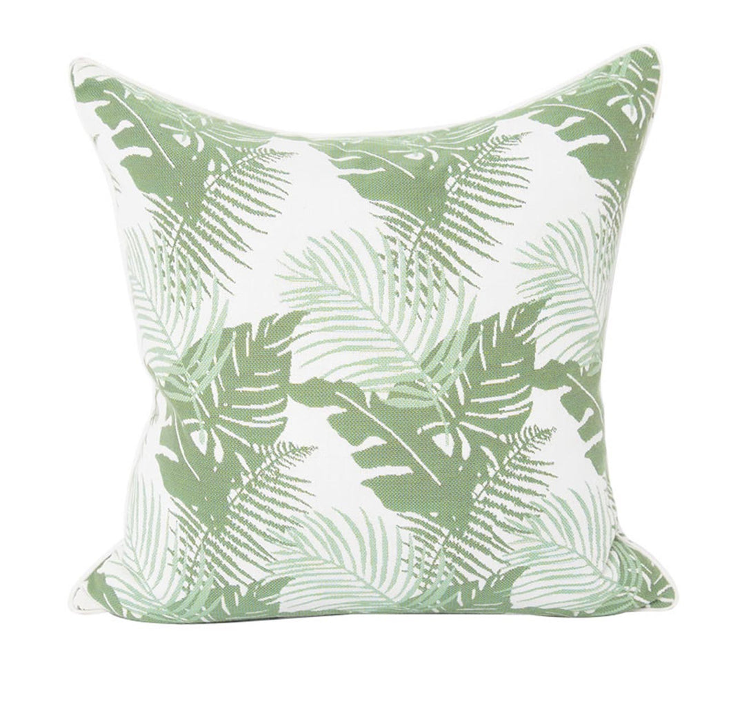 Tropical Palm Hedges Cushion Cover