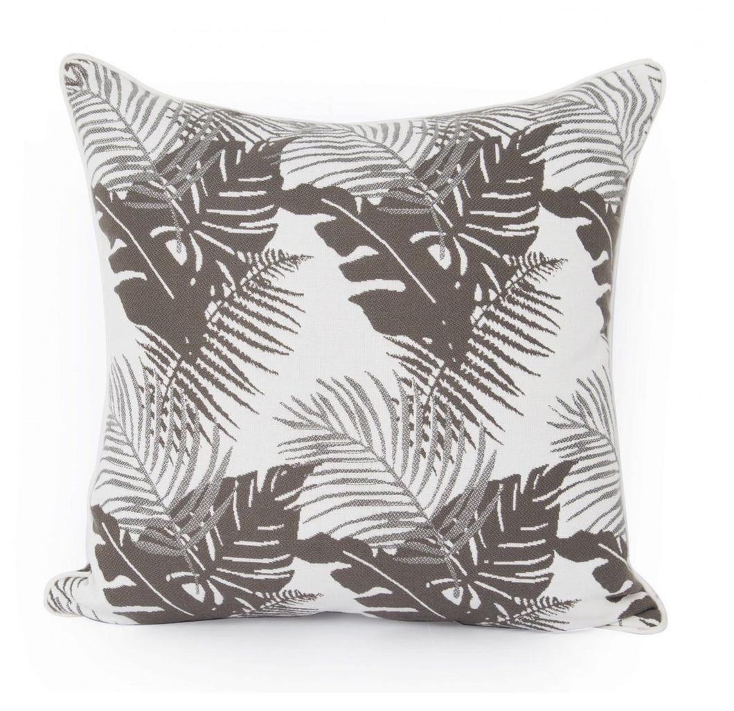 Tropical Palm Stone Cushion Cover