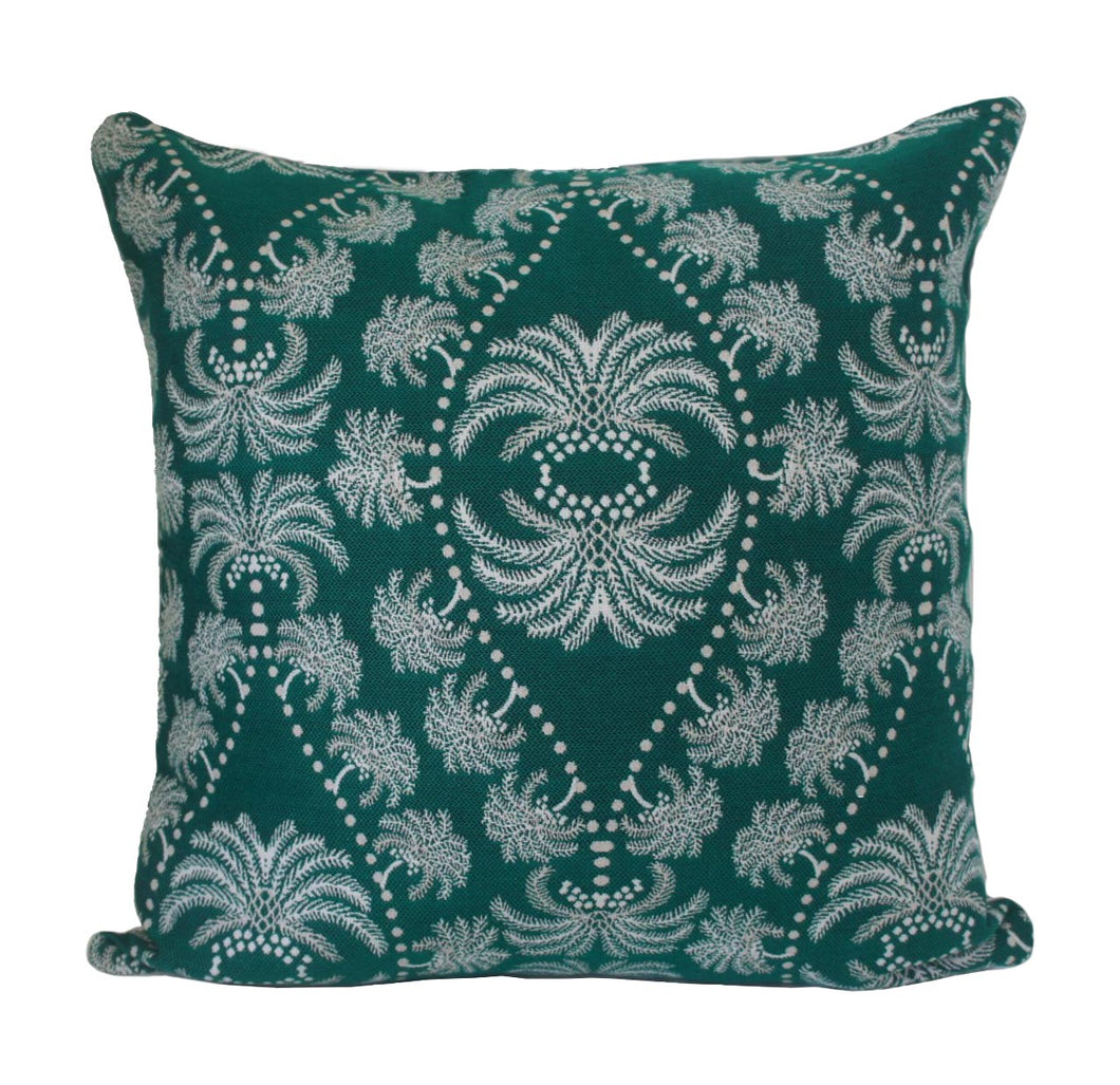Palm Paisley Emerald Cushion Cover